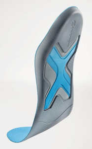 Sports Insole Schuheinlage mit X-förmigem Weight-Flex Modul