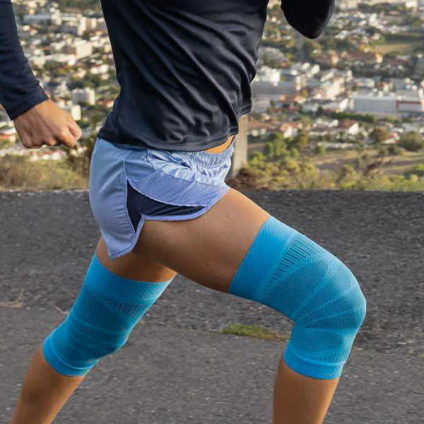 Sports Compression Knee Support Anwendung