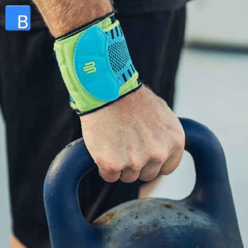 Sports Wrist Strap - Anwendung beim Krafttraining mit Kettlebell