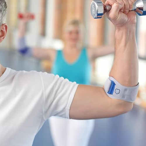 Bauerfeind Epipoint beim Krafttraining