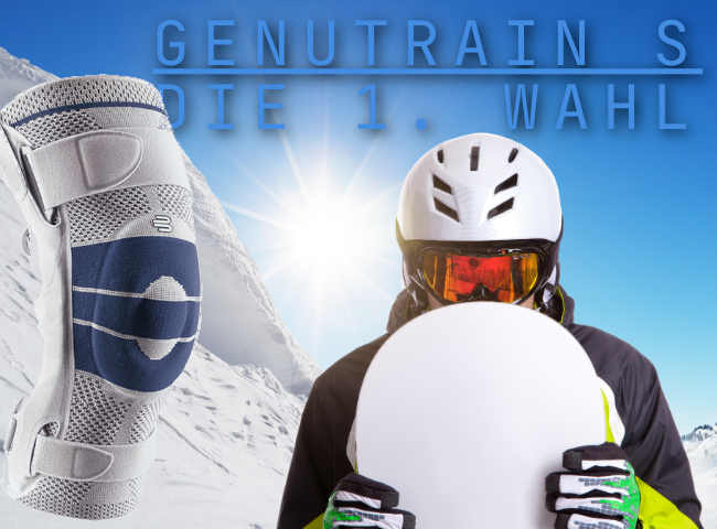 GenuTrain S Knieorthese mit Schiene