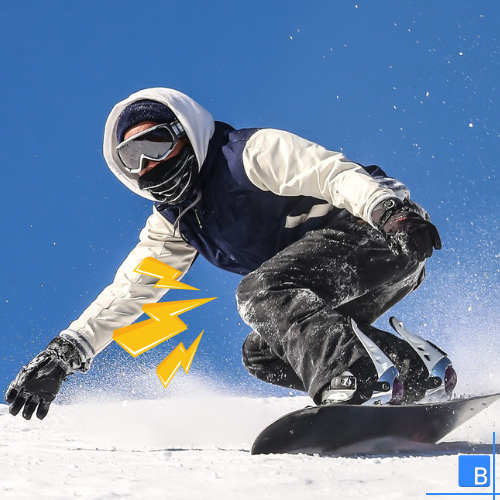 Kniebelastung beim Carving