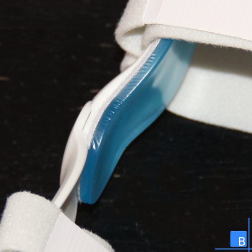 Detailansicht Gelkissen Hallufix Classic Schiene