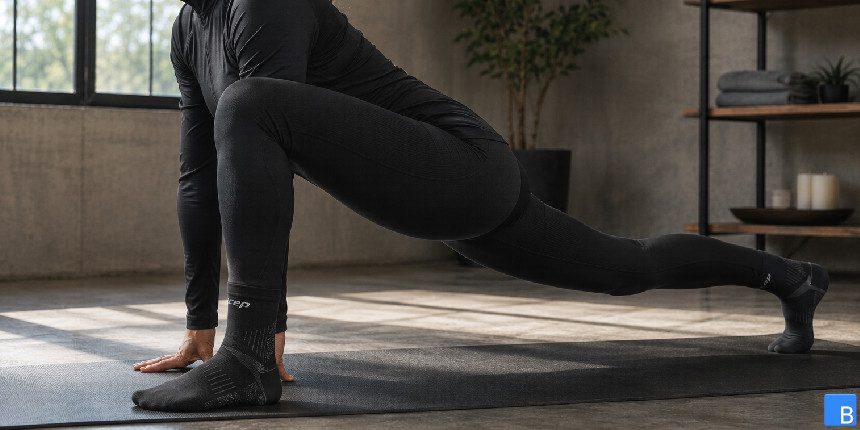 CEP® Mid Support Plantar Sleeve 2.0 beim Yoga