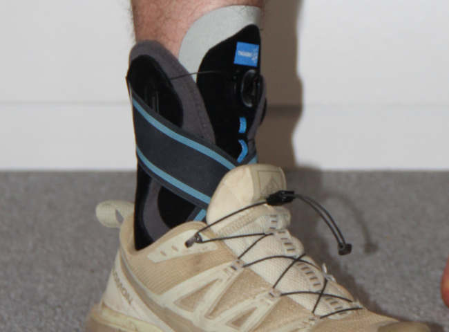 Anwendung Malleo Dynstab im Schuh